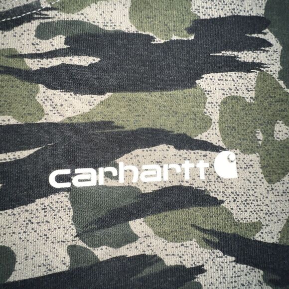 Carhartt T-shirt Men's Medium M Camo Relaxed Long Sleeve Casual Gorp Hunting - Picture 3 of 9